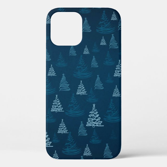 2d illustration. Abstract snowflakes. Holy Christm Case-Mate iPhone Case (Back)