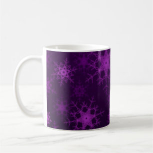2d illustration. Abstract snowflakes. Holy Christm Coffee Mug