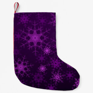 2d illustration. Abstract snowflakes. Holy Christm Small Christmas Stocking