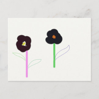 2flowers postcard