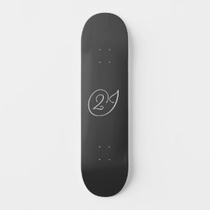 '2J' Logo Skateboard