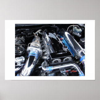 2jz Engine Shot Poster