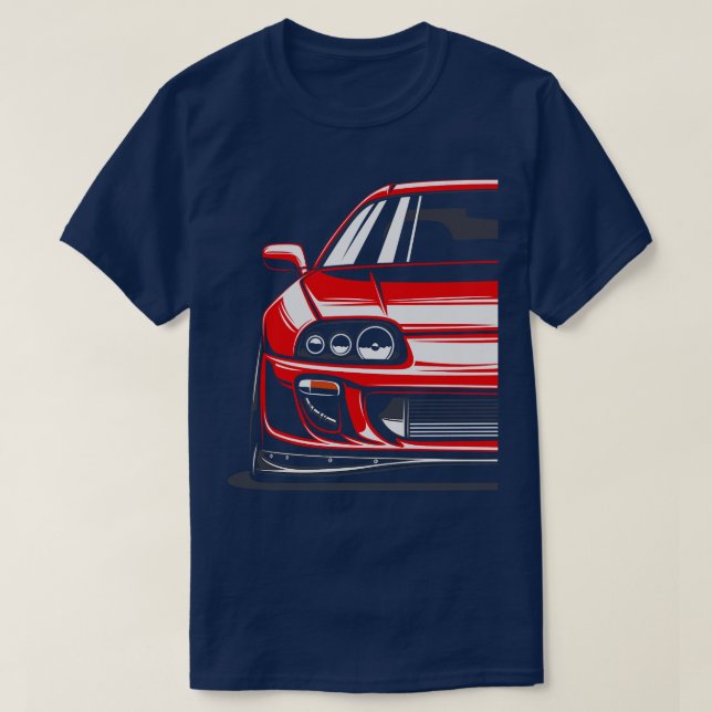2jz Supra red T-Shirt (Design Front)