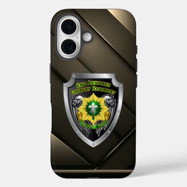 2nd ACR Armoured Cavalry Regiment Case-Mate iPhone Case (Back)