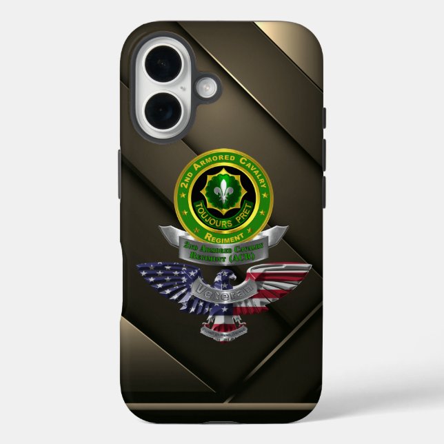 2nd ACR Armoured Cavalry Regiment Case-Mate iPhone Case (Back)