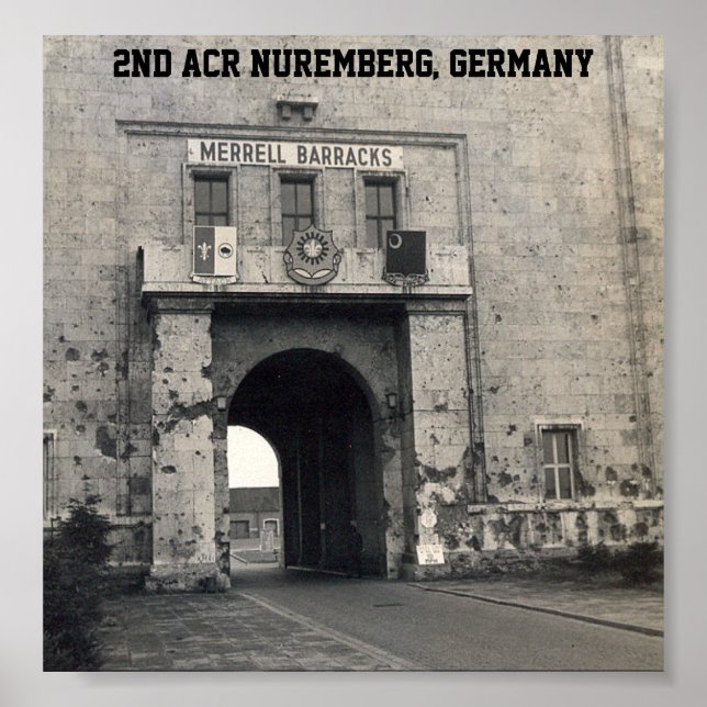 2nd ACR Headquarters Nuremberg, Germany Poster (Front)