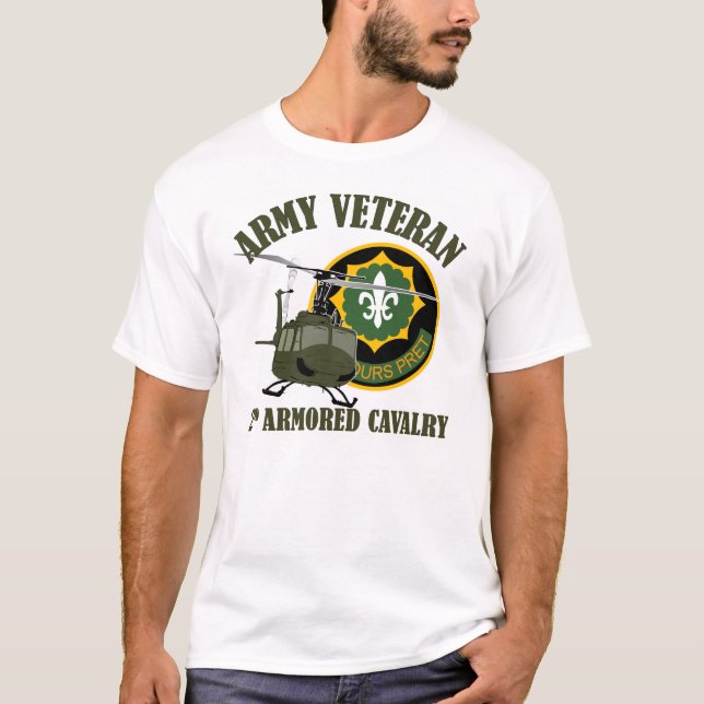 2nd ACR Vet - UH-1 Huey T-Shirt (Front)