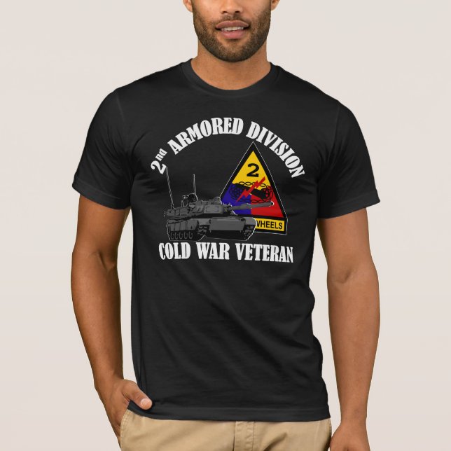 2nd AD Cold War Vet T-Shirt (Front)