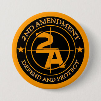 2nd Amendment 3 7.5 Cm Round Badge