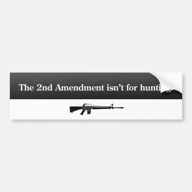 2nd Amendment Bumper Sticker (Front)