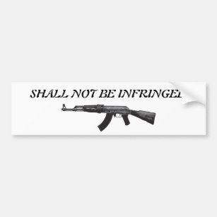 2nd Amendment Bumper Sticker - AK-47