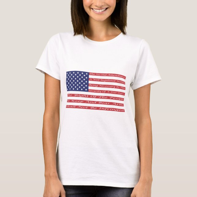2nd Amendment Flag T-Shirt (Front)