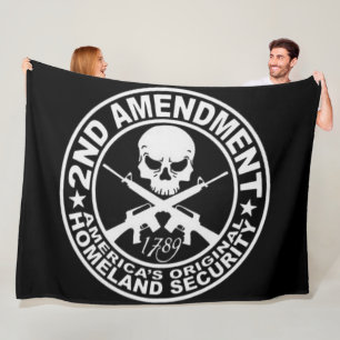 2nd AMENDMENT Fleece Blanket