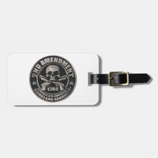 2nd Amendment Medal Luggage Tag