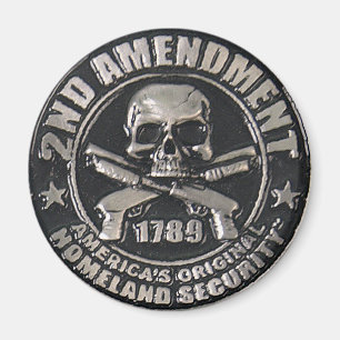 2nd Amendment Medal Magnet