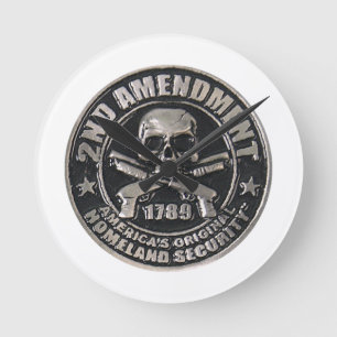 2nd Amendment Medal.png Round Clock