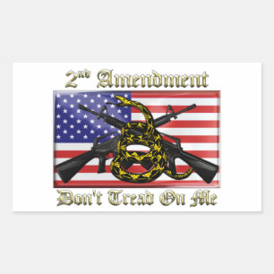 2nd Amendment Rectangular Sticker