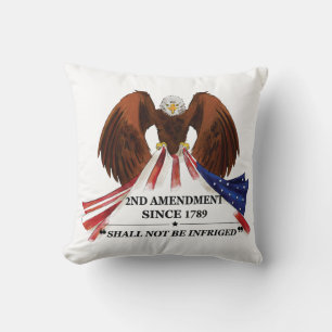 2nd Amendment Throw Pillow