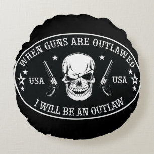 2nd Amendment Throw Pillow