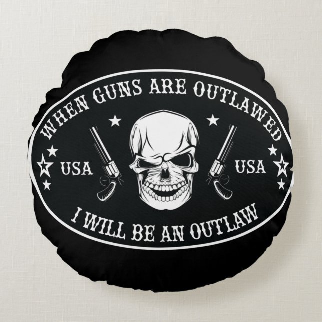 2nd Amendment  Throw Pillow (Front)