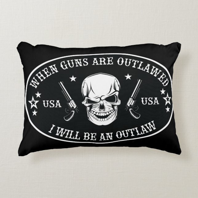 2nd Amendment  Throw Pillow (Front)