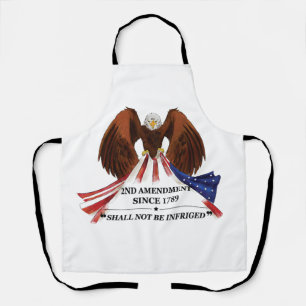 2nd Amendment  Throw Pillow Apron