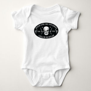 2nd Amendment  Throw Pillow Baby Bodysuit