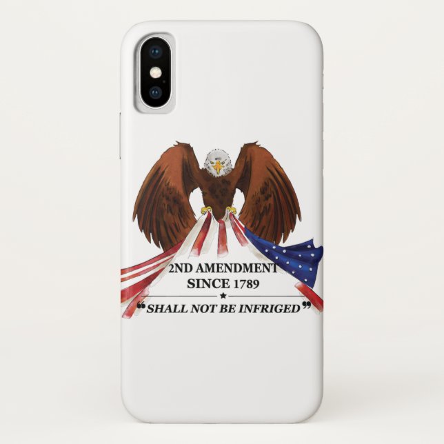 2nd Amendment  Throw Pillow Case-Mate iPhone Case (Back)