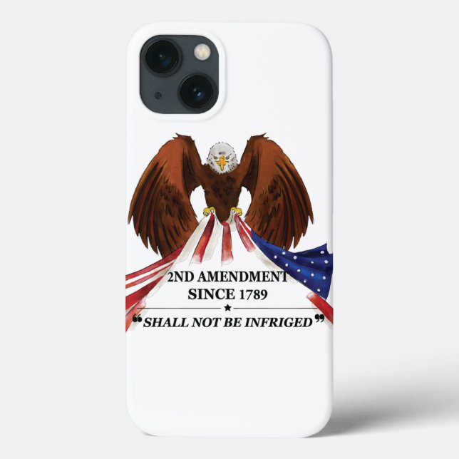 2nd Amendment  Throw Pillow Case-Mate iPhone Case (Back)