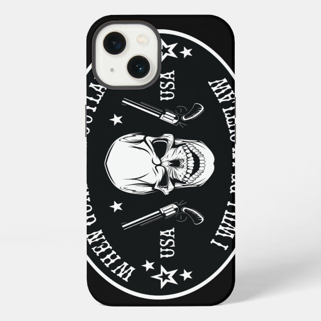 2nd Amendment  Throw Pillow iPhone Case (Back)
