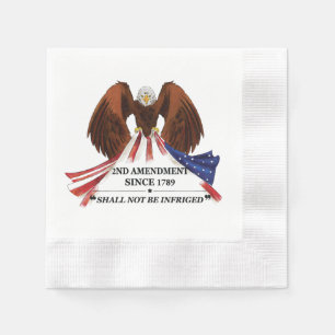 2nd Amendment Throw Pillow Napkin