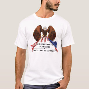 2nd Amendment  Throw Pillow T-Shirt