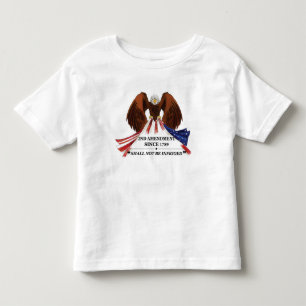 2nd Amendment Throw Pillow Toddler T-Shirt
