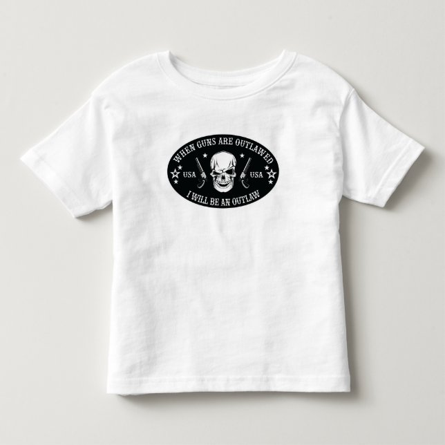 2nd Amendment  Throw Pillow Toddler T-Shirt (Front)