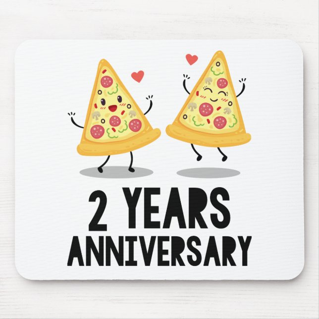 2nd Anniversary 2 Years Mouse Pad (Front)