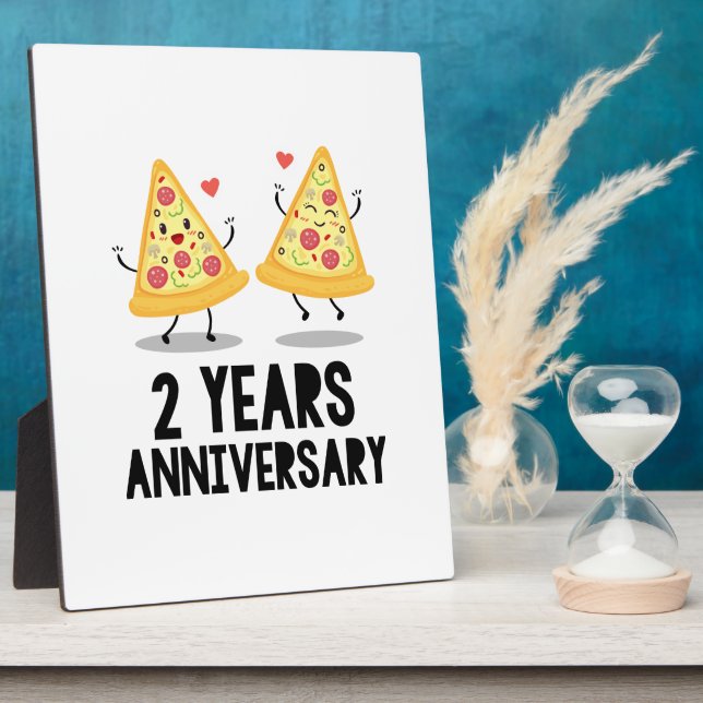 2nd Anniversary 2 Years Plaque (Side)