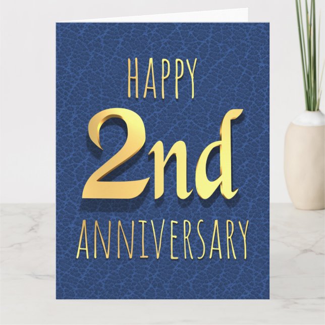 2nd Anniversary Card (Front)