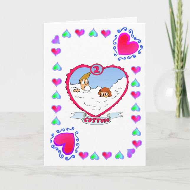 2nd Anniversary  Cotton Card (Front)