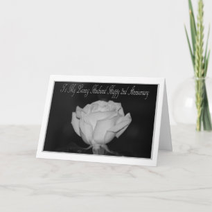 2nd Anniversary for Husband Card