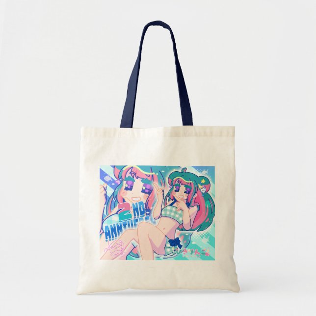 2nd Anniversary Hikiringo -- Summer Neto chan Tote Bag (Front)