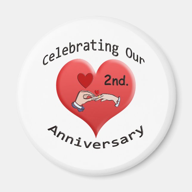 2nd. Anniversary Magnet (Front)