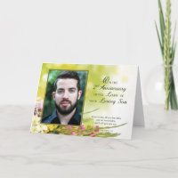2nd Anniversary of Loving Son Death Custom Photo