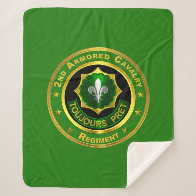 2nd Armoured Cavalry Regiment Sherpa Blanket (Front)