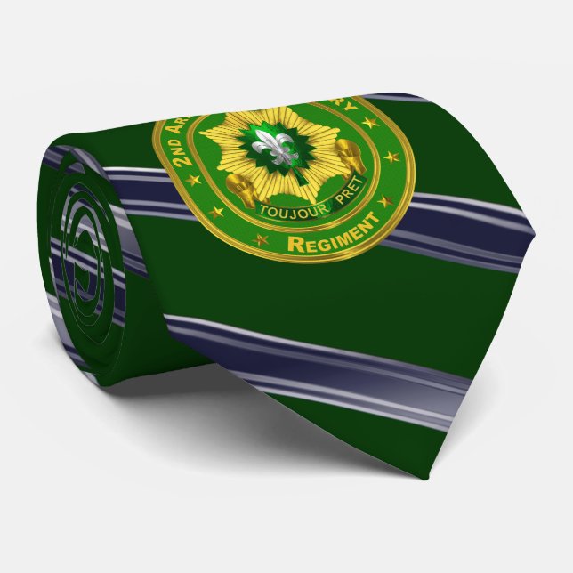 2nd Armoured Cavalry Regiment  Tie (Rolled)