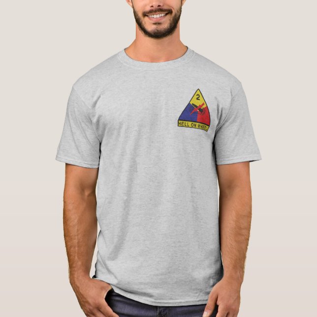 2nd Armoured Division (Armour) T-shirts (Front)