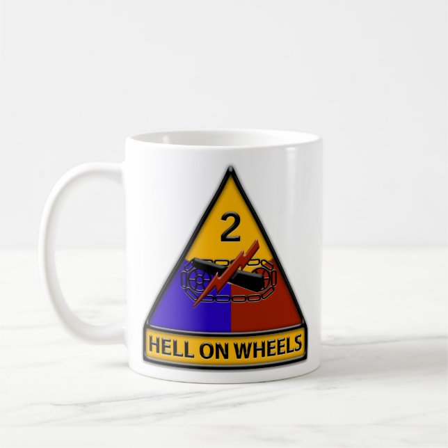 2nd Armoured Division Coffee Mug (Left)