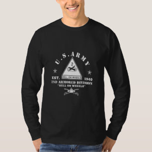 2nd Armoured Division Fort Hood Texas Tx Father's T-Shirt