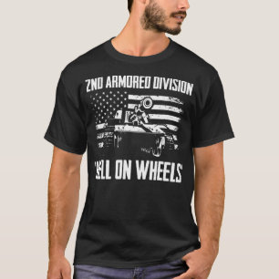 2nd Armoured Division Hell On Wheels T-Shirt
