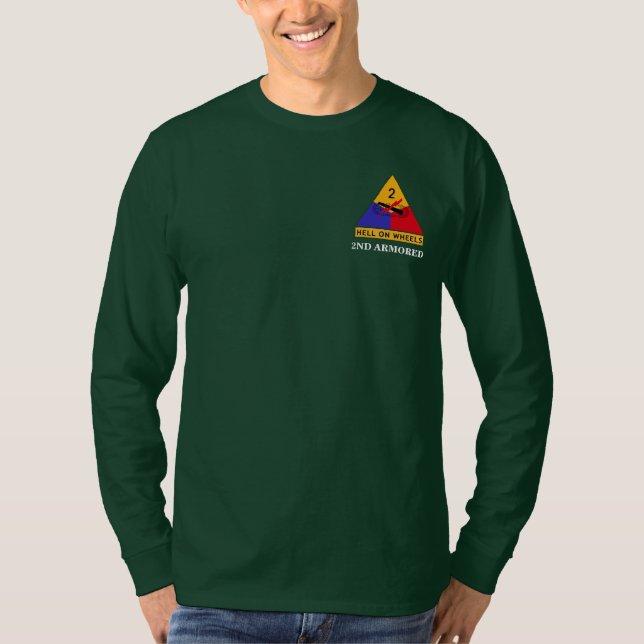 2nd Armoured Division Long Sleeve Tee (Front)