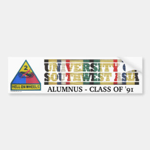 2nd Armoured Division U of Southwest Asia Sticker